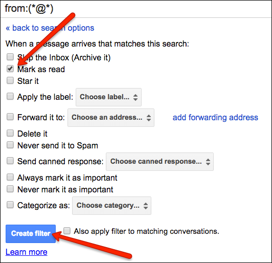 gmail mark all mail as read